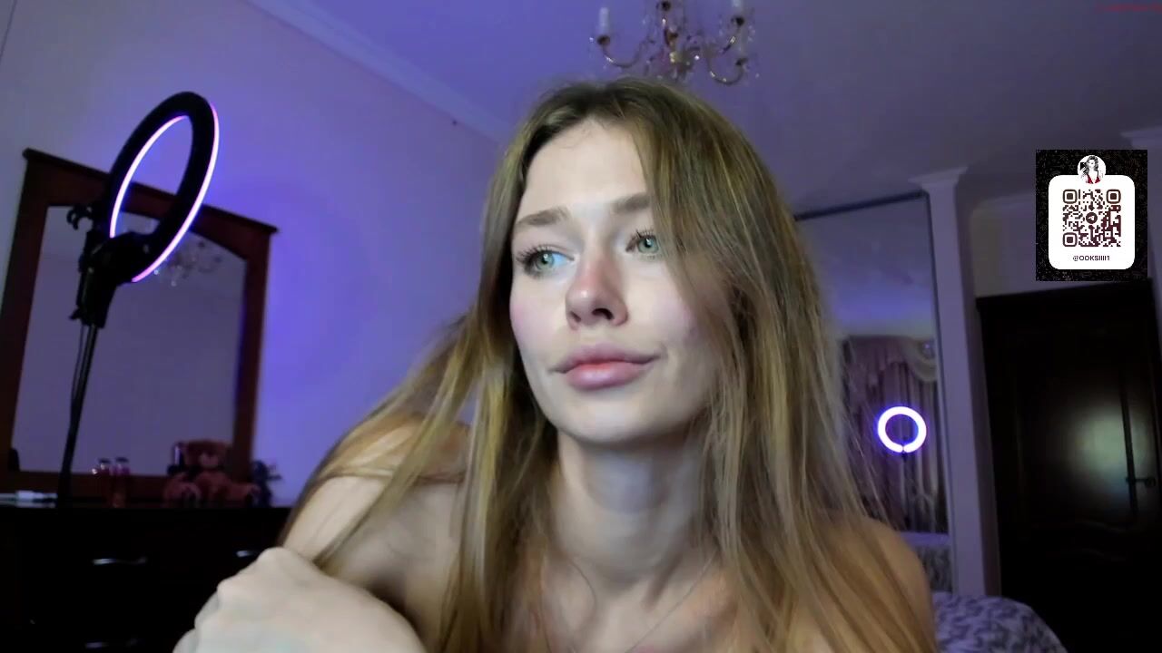 Oksanafedorova Chaturbate Luxurious Blonde Passionately Pulls Pussy